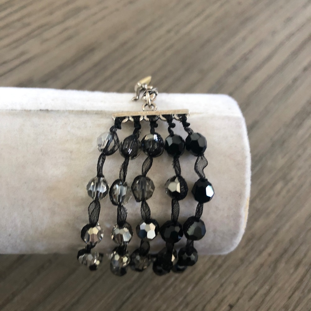 New Auth Chan Luu Jet Hematite Mix Swarovski Cryst - Picture 4 of 7